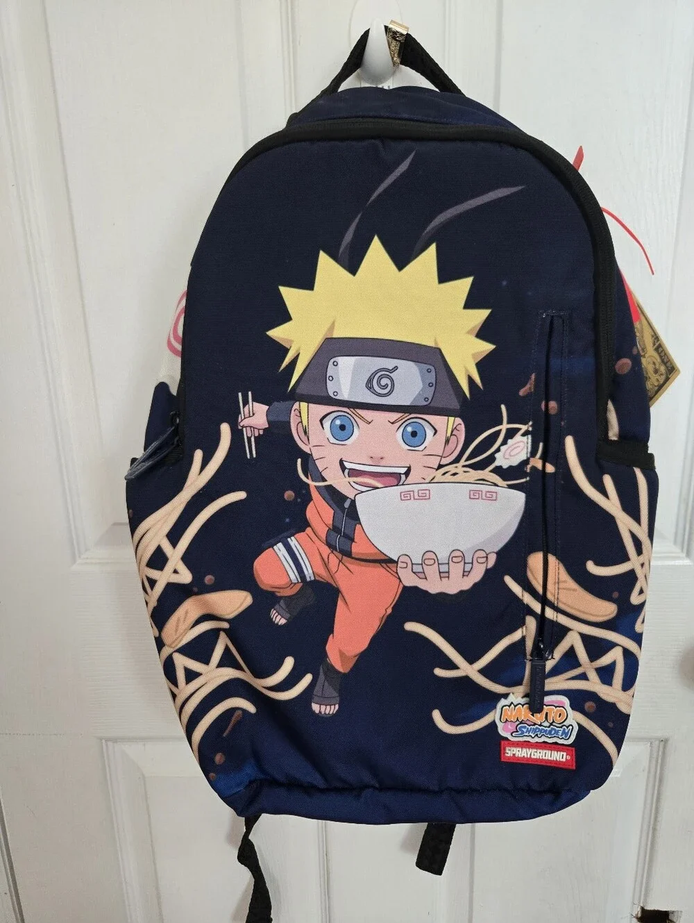 Sprayground Navy Blue Naruto Ramen Kids Backpack